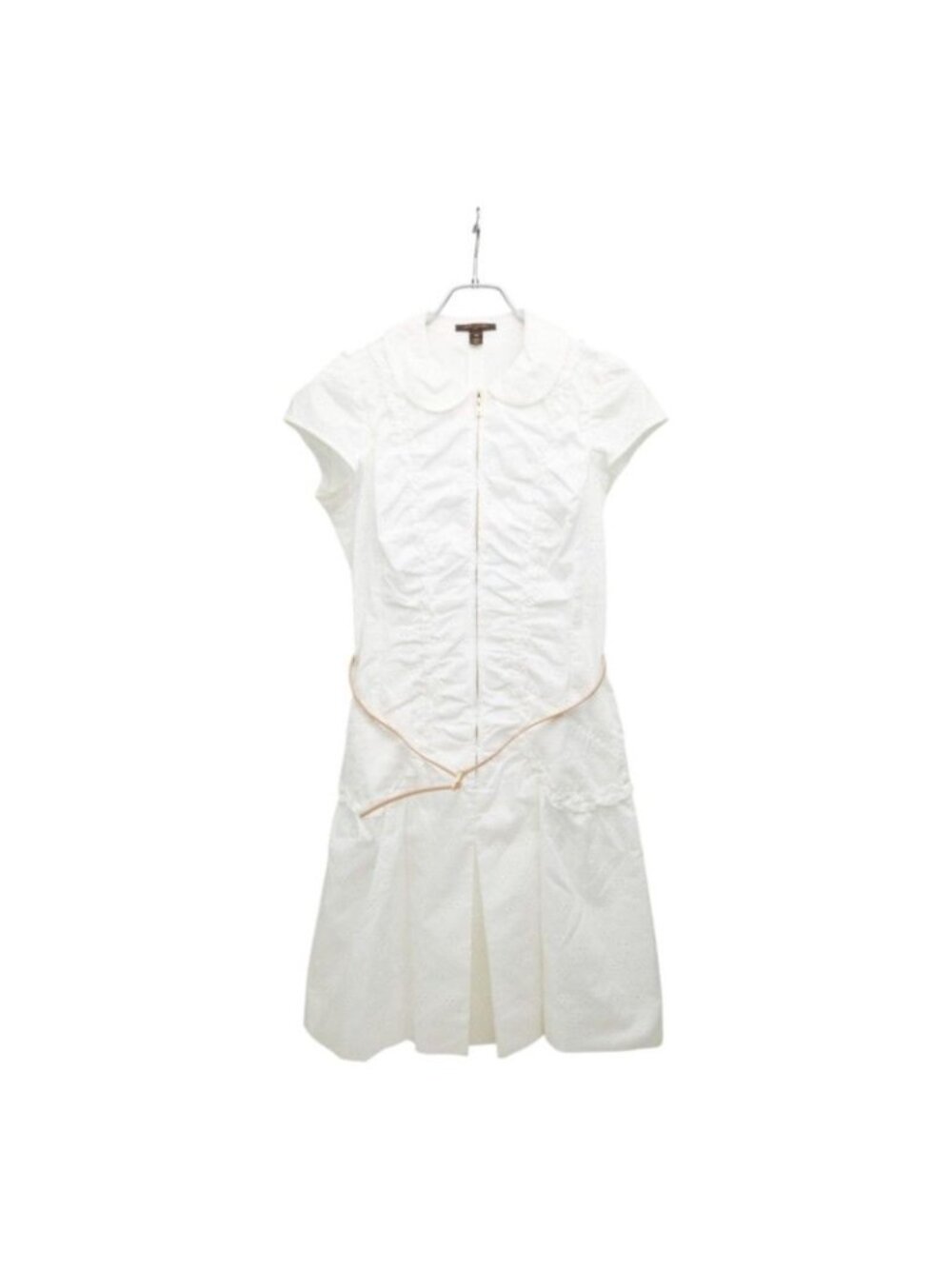 Louis Vuitton White Cotton Dress 38